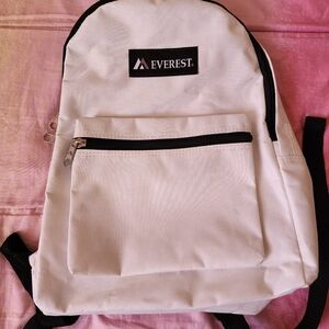 Small White Everest Backpack